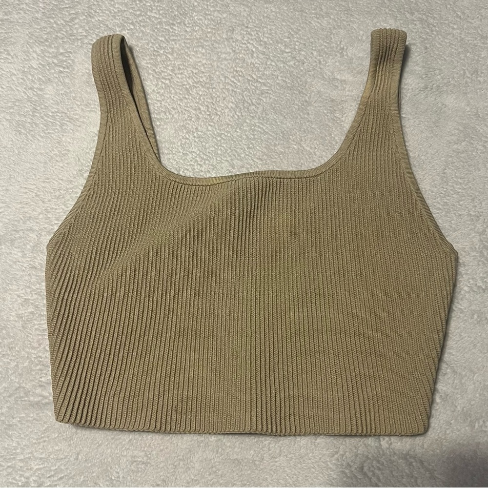Babaton ribbed crop top